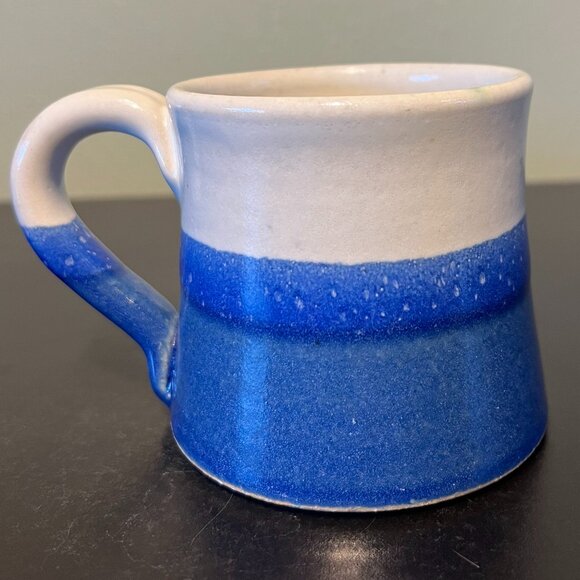 Two (2) Handcrafted Dunn County Pottery Mugs ~ Dipped Glaze ~ Made in Wisconsin - Picture 8 of 12
